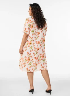 A-Linien-Kleid aus Viskose