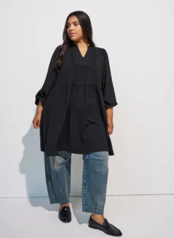 A-Linien-Kleid mit Empire-Linie
