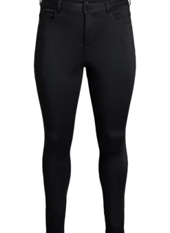 Amy High-Waist Jeans in Schwarz