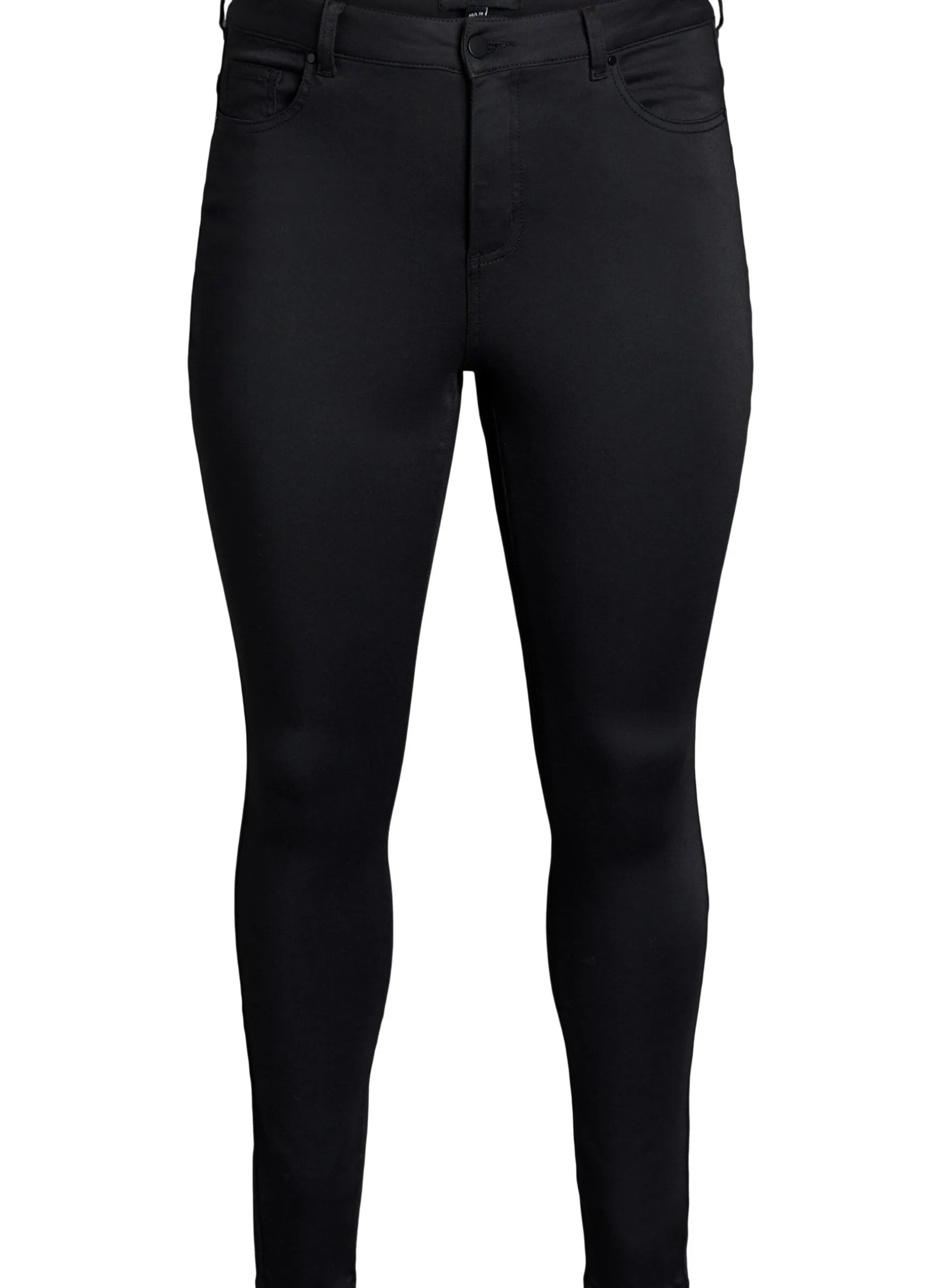 Amy High-Waist Jeans in Schwarz