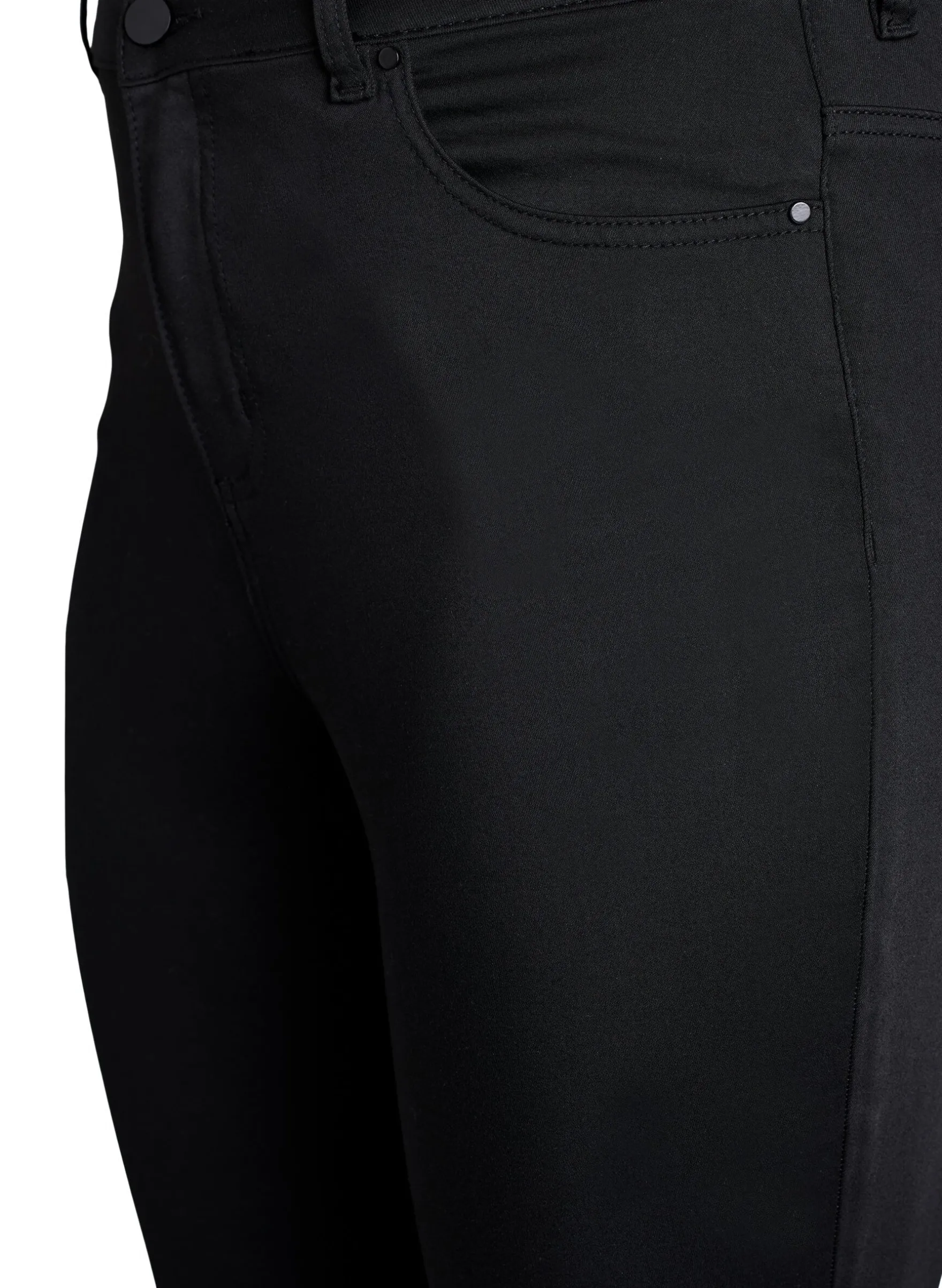 Amy High-Waist Jeans in Schwarz