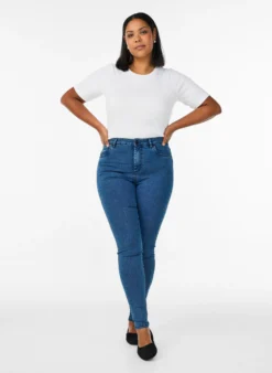 Amy Super Slim Fit Jeans mit hoher Taille