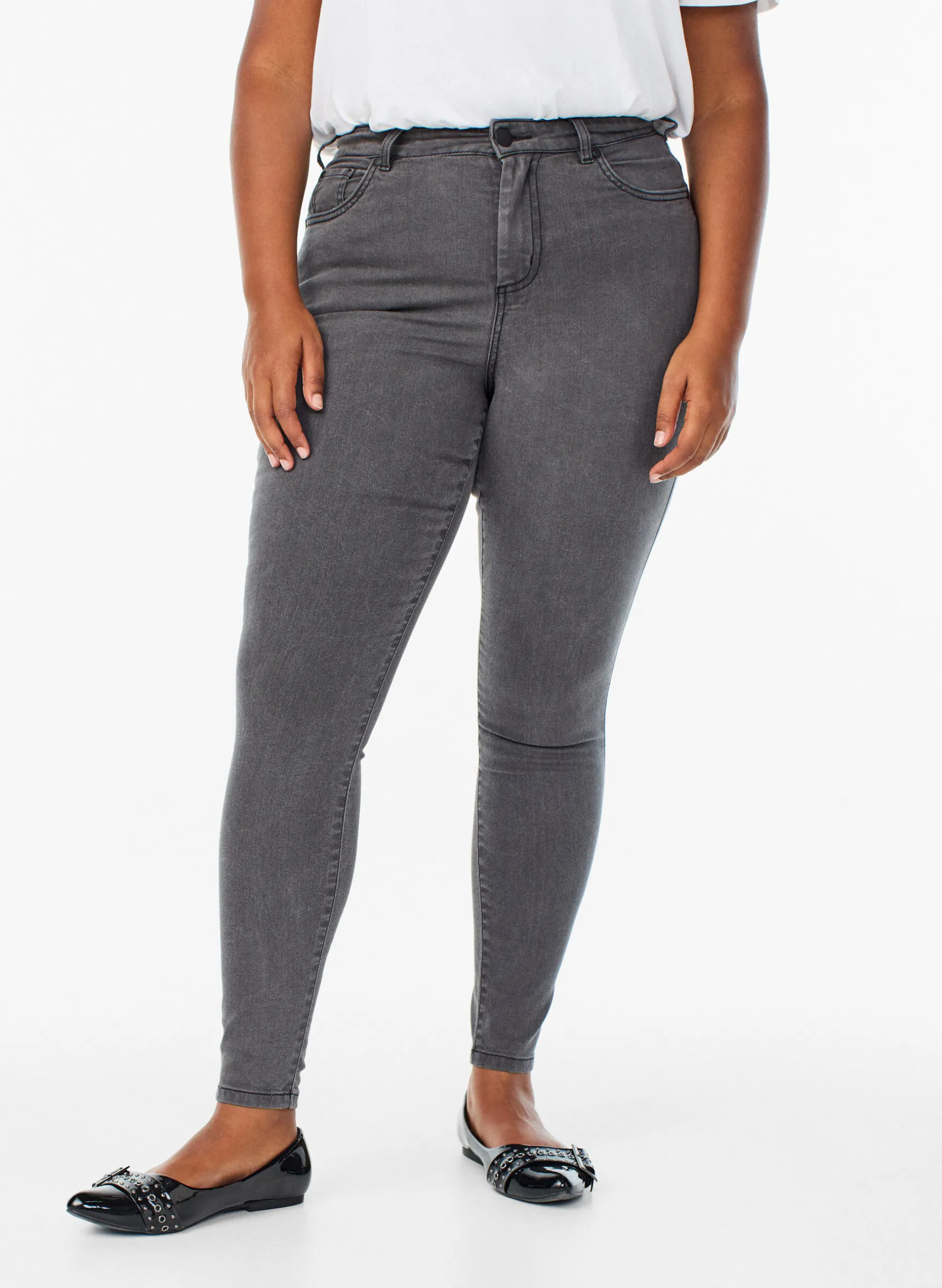 Amy Super Slim Fit Jeans mit hoher Taille