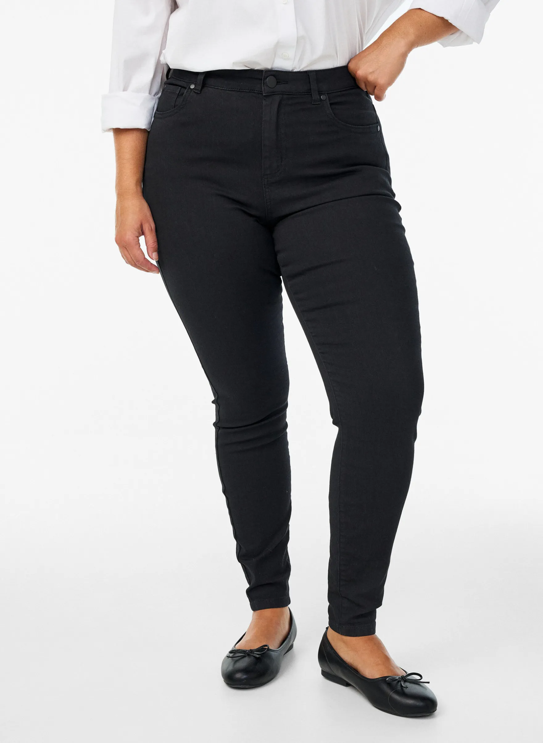 Amy Super Slim Fit Jeans mit hoher Taille