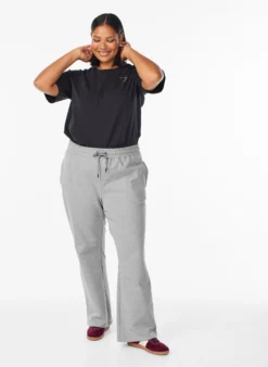 Ausgestellte Sweathose mit hoher Taille