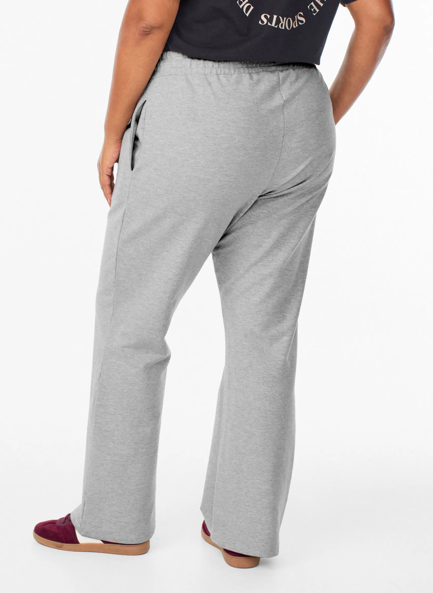 Ausgestellte Sweathose mit hoher Taille