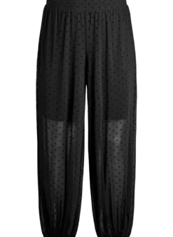 Ballonhose aus Mesh mit Polka Dots
