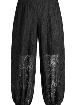 Ballonhose aus Spitze mit hoher Taille