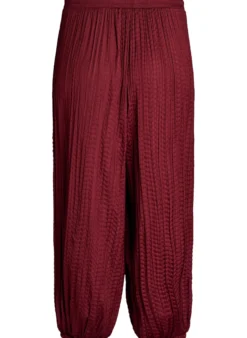 Ballonhose mit Struktur und elastischem Bund