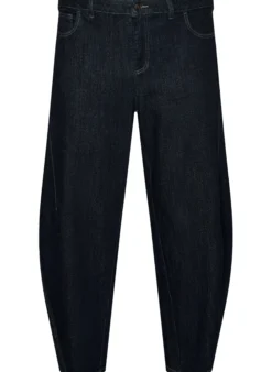 Barrel-Jeans mit hoher Taille