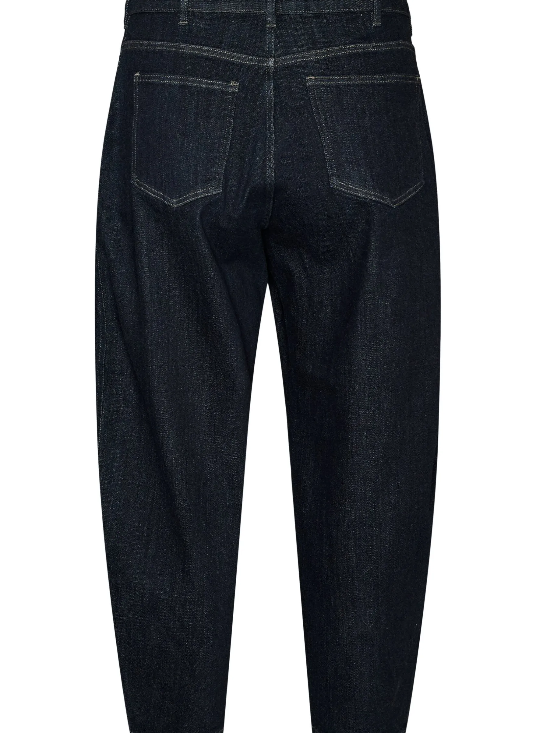 Barrel-Jeans mit hoher Taille