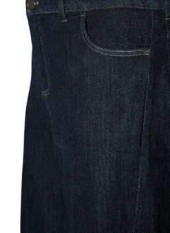 Barrel-Jeans mit hoher Taille