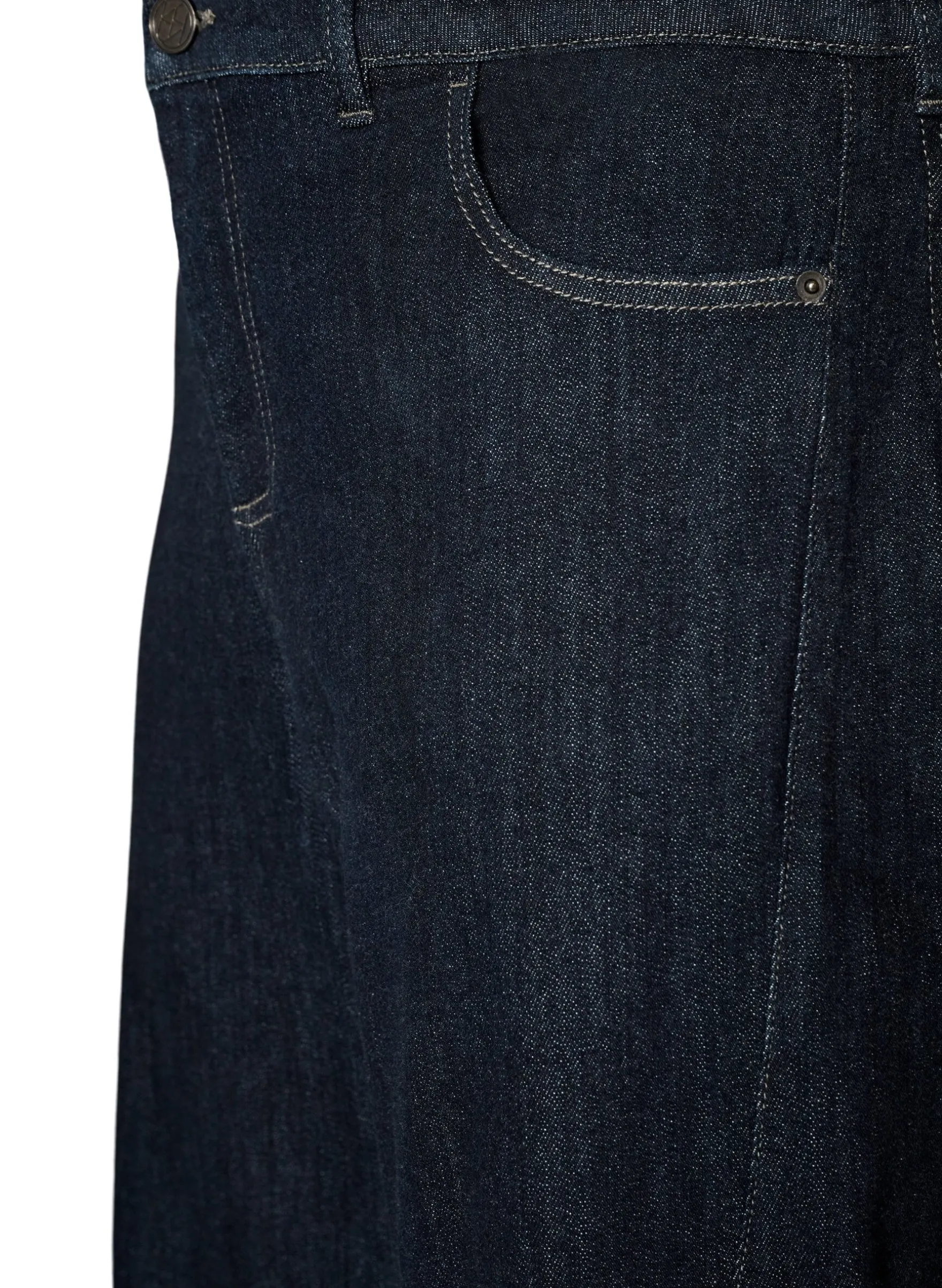 Barrel-Jeans mit hoher Taille