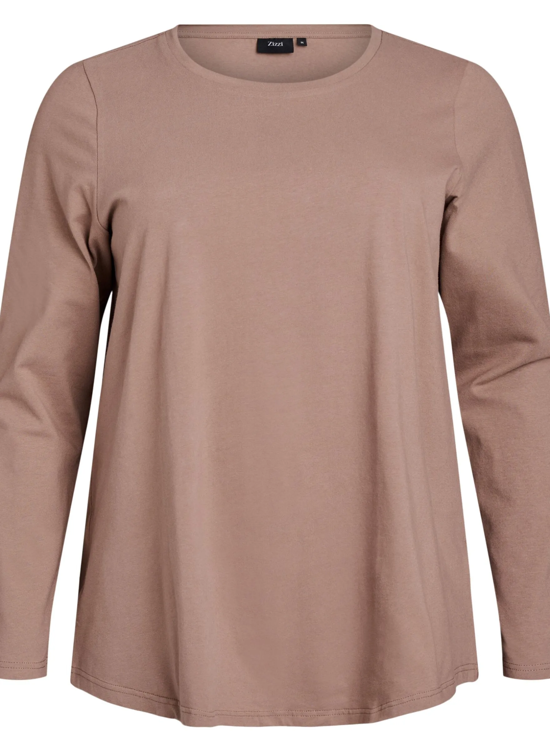 Basic Bluse aus Jersey mit langen Ärmeln