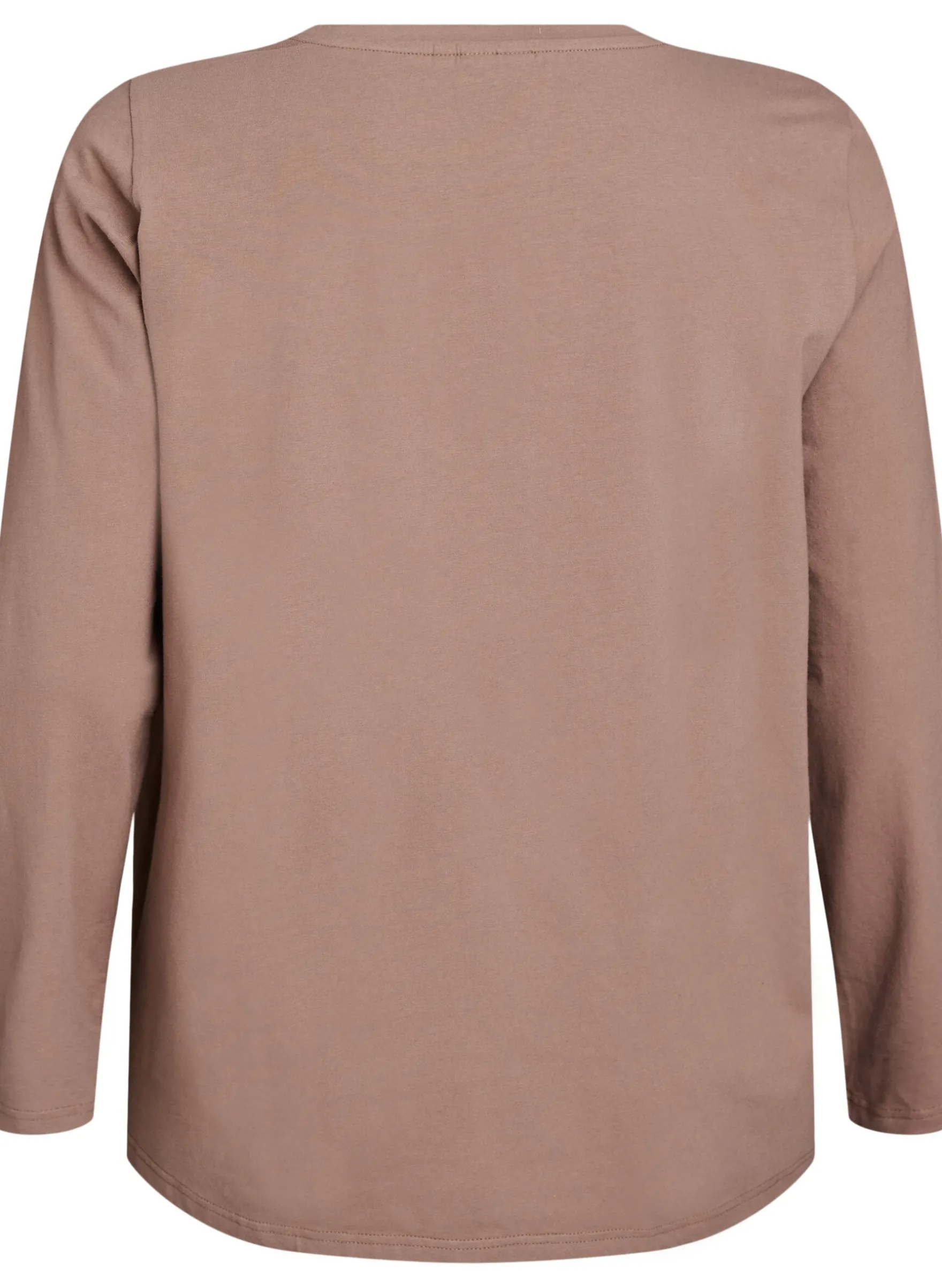 Basic Bluse aus Jersey mit langen Ärmeln