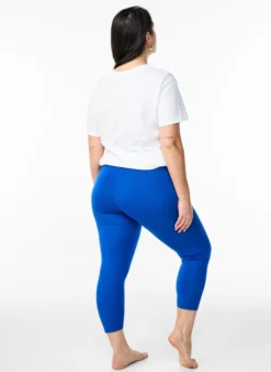Basic 3/4-Leggings aus Viskose