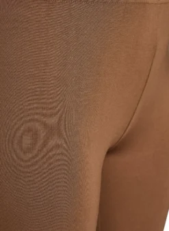 Basic 3/4-Leggings aus Viskose