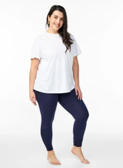 Basic-Leggings aus Viskose