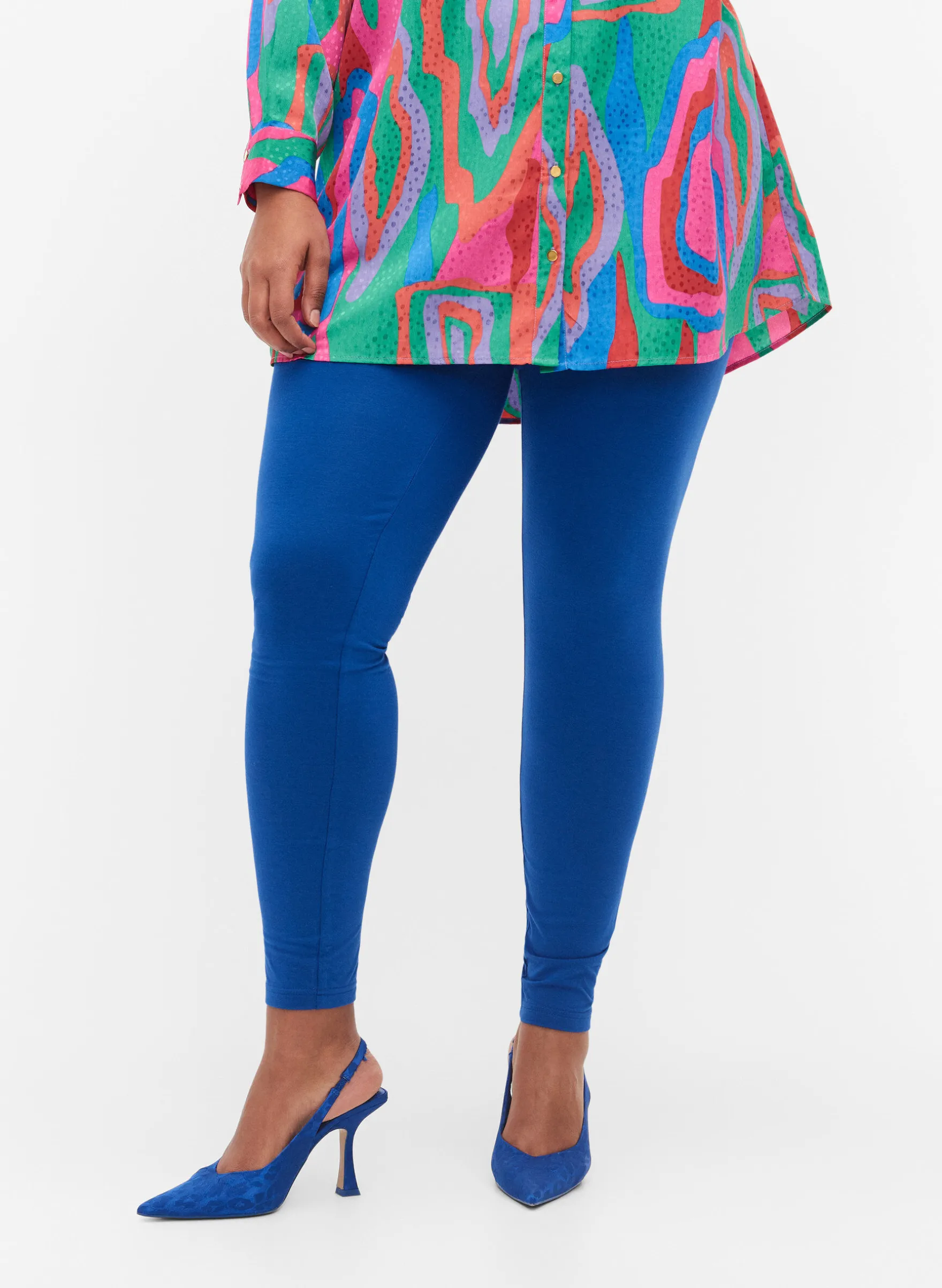 Basic-Leggings aus Viskose