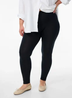 Basic-Leggings aus Viskose