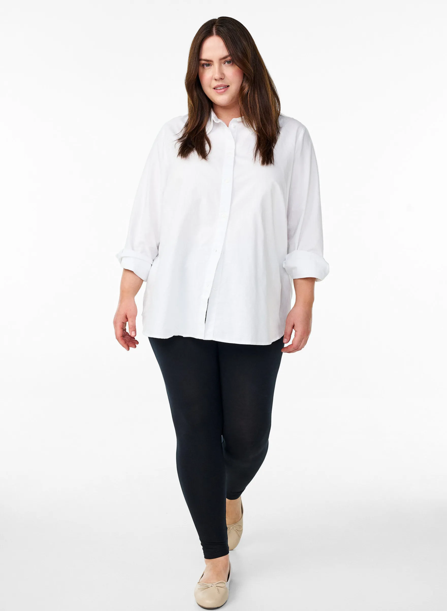 Basic-Leggings aus Viskose