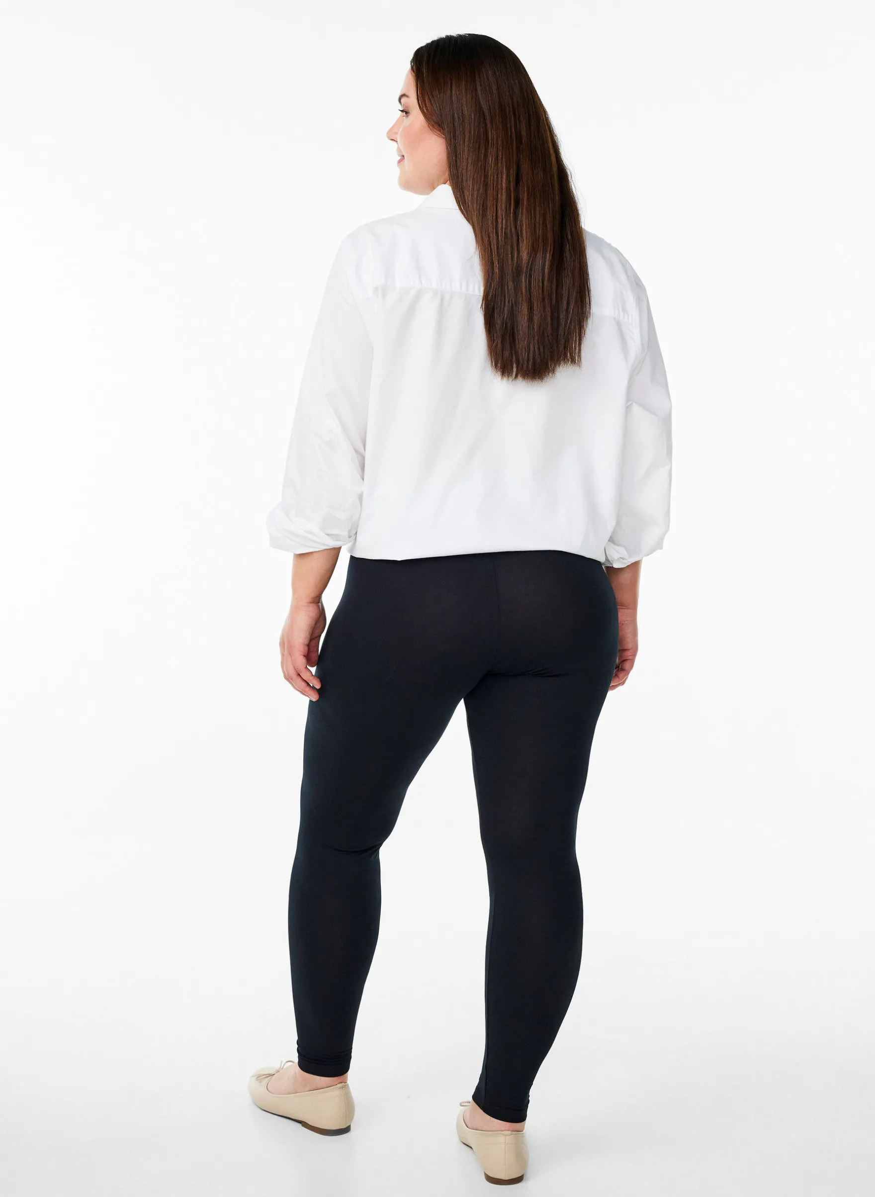 Basic-Leggings aus Viskose
