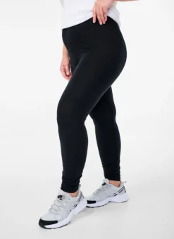 Basic Leggings mit extra Länge