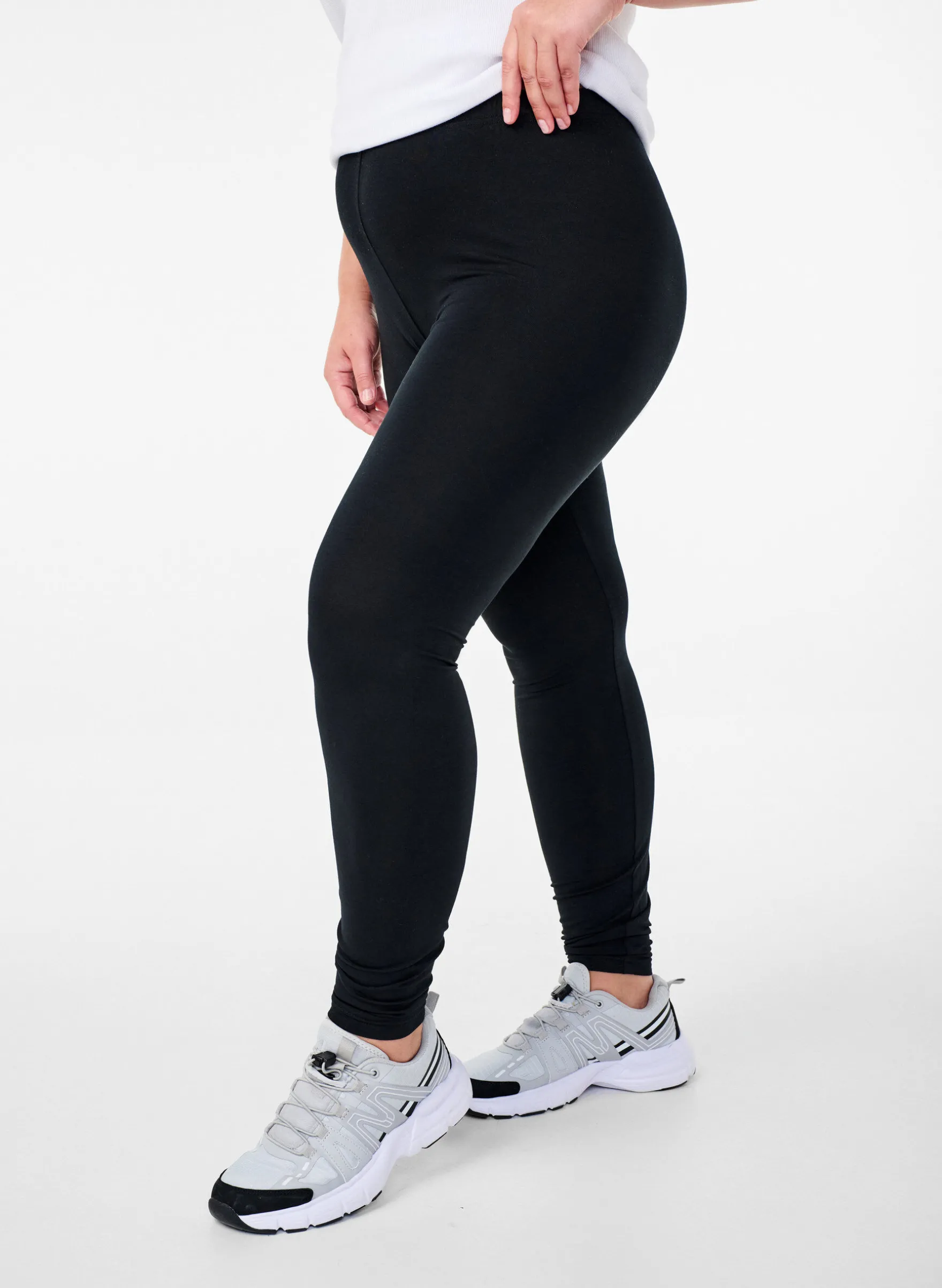 Basic Leggings mit extra Länge