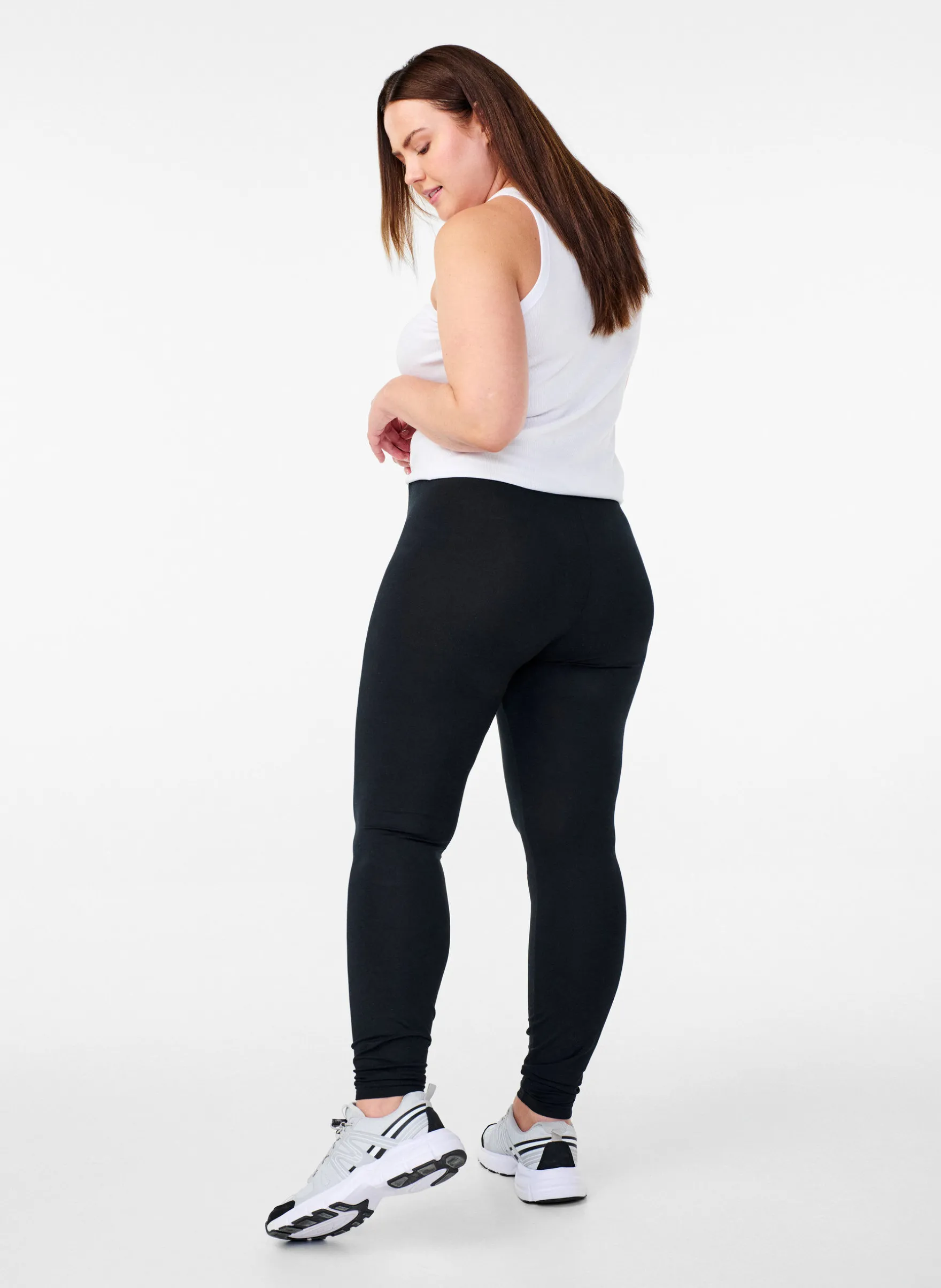 Basic Leggings mit extra Länge