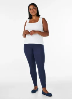 Basic-Leggings mit extra Länge