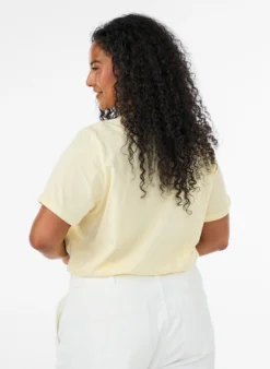 Basic T-Shirt aus Baumwolle mit Rundhalsausschnitt