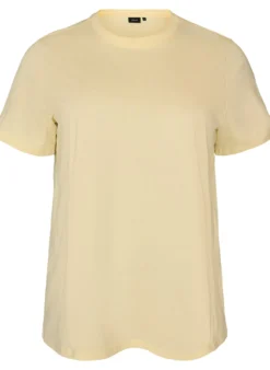 Basic T-Shirt aus Baumwolle mit Rundhalsausschnitt
