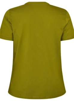 Basic T-Shirt aus Baumwolle mit Rundhalsausschnitt