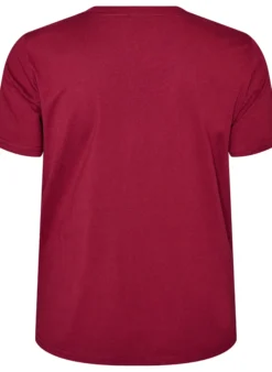 Basic T-Shirt aus Baumwolle mit Rundhalsausschnitt