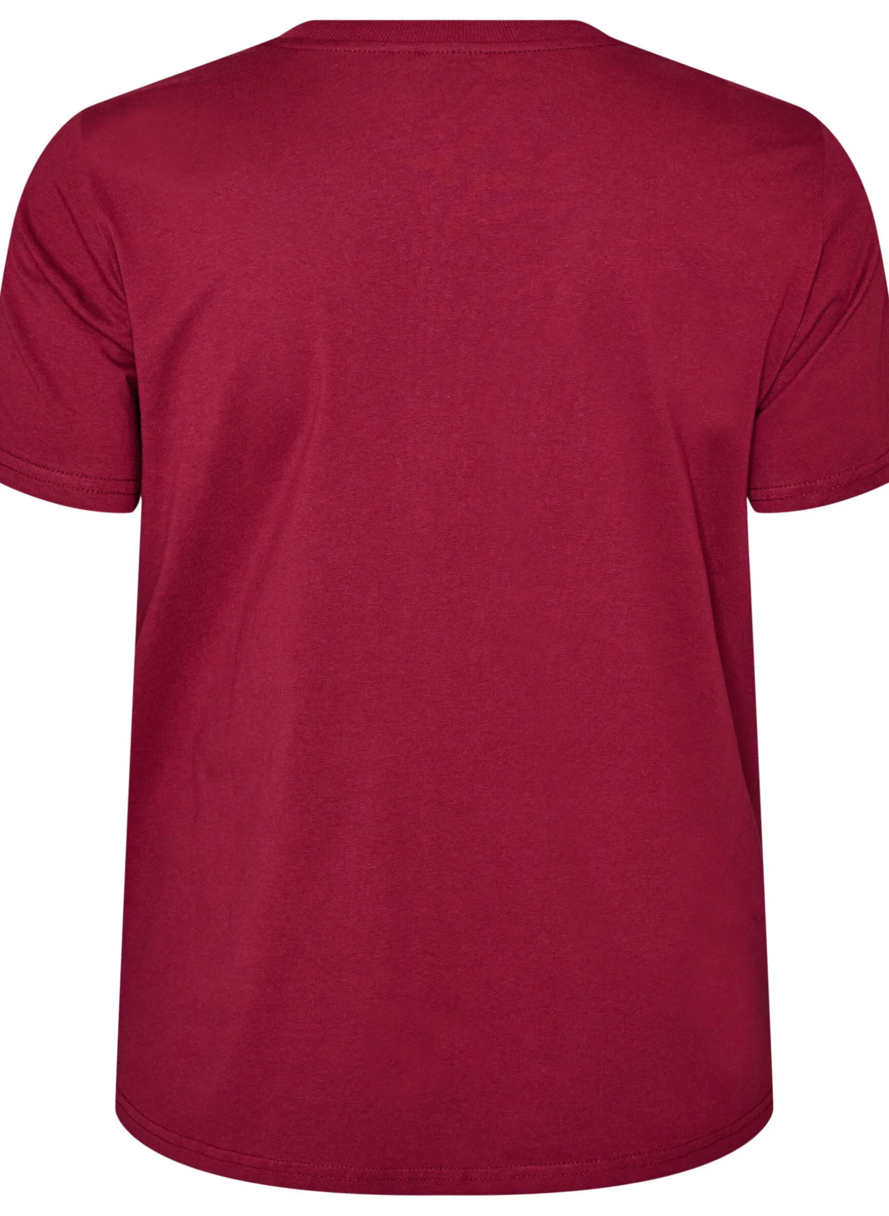 Basic T-Shirt aus Baumwolle mit Rundhalsausschnitt