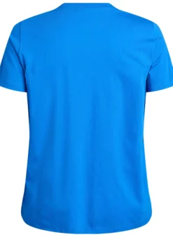 Basic-T-Shirt aus Baumwolle mit Rundhalsausschnitt