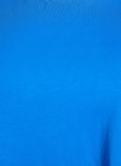 Basic-T-Shirt aus Baumwolle mit Rundhalsausschnitt