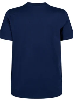 Basic-T-Shirt aus Baumwolle mit Rundhalsausschnitt
