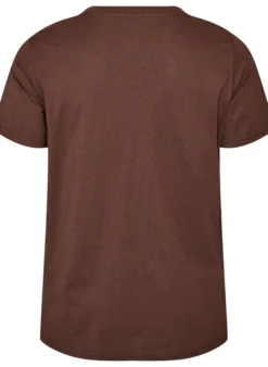 Basic-T-Shirt aus Baumwolle mit Rundhalsausschnitt