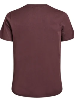 Basic-T-Shirt aus Baumwolle mit Rundhalsausschnitt