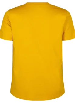 Basic-T-Shirt aus Baumwolle mit Rundhalsausschnitt