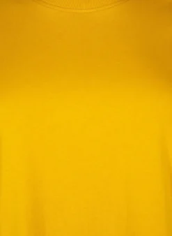 Basic-T-Shirt aus Baumwolle mit Rundhalsausschnitt