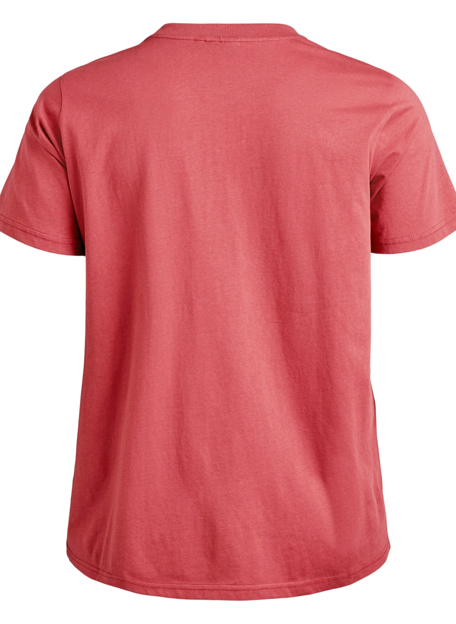 Basic-T-Shirt aus Baumwolle mit Rundhalsausschnitt