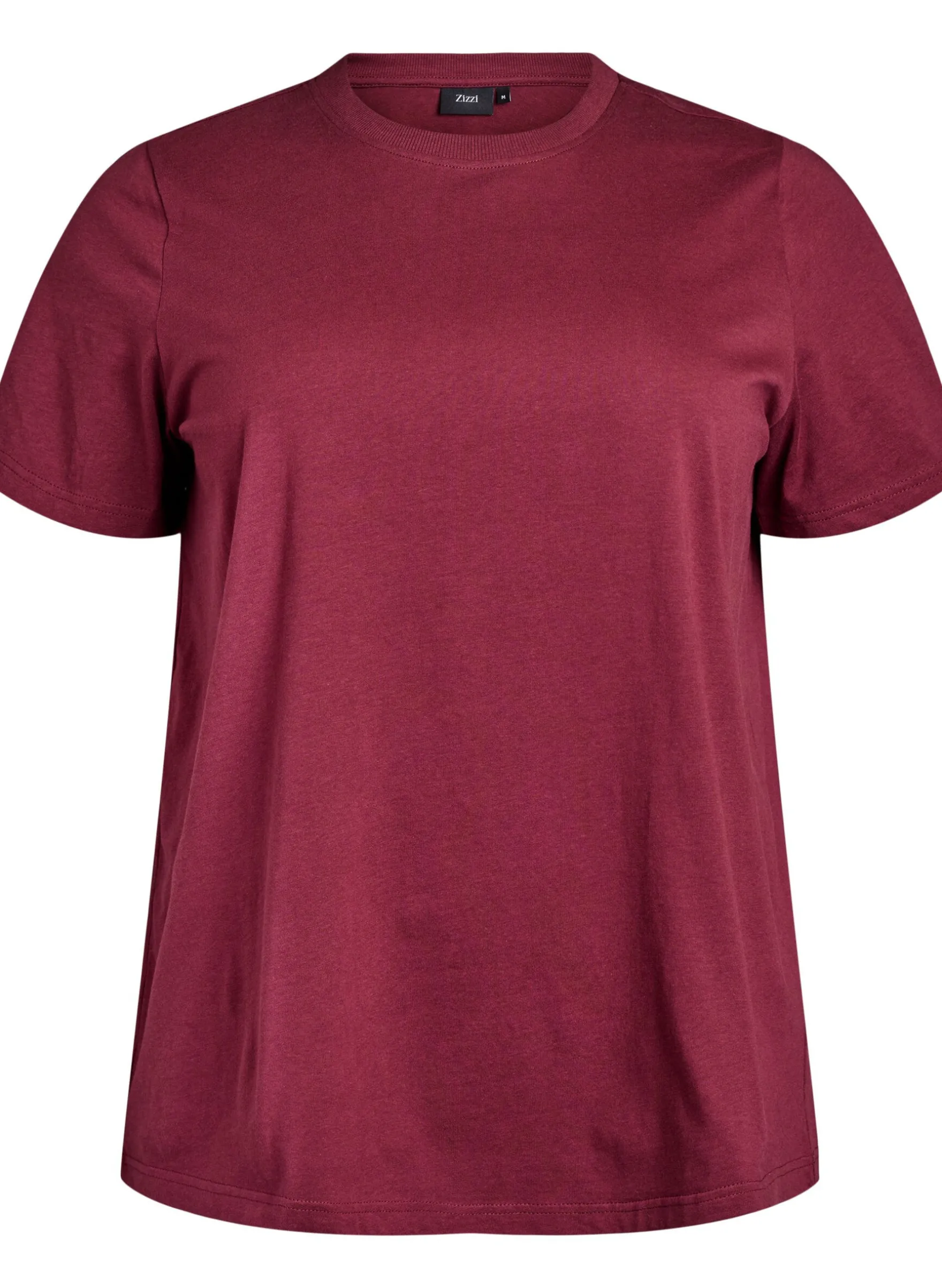 Basic-T-Shirt aus Baumwolle mit Rundhalsausschnitt.