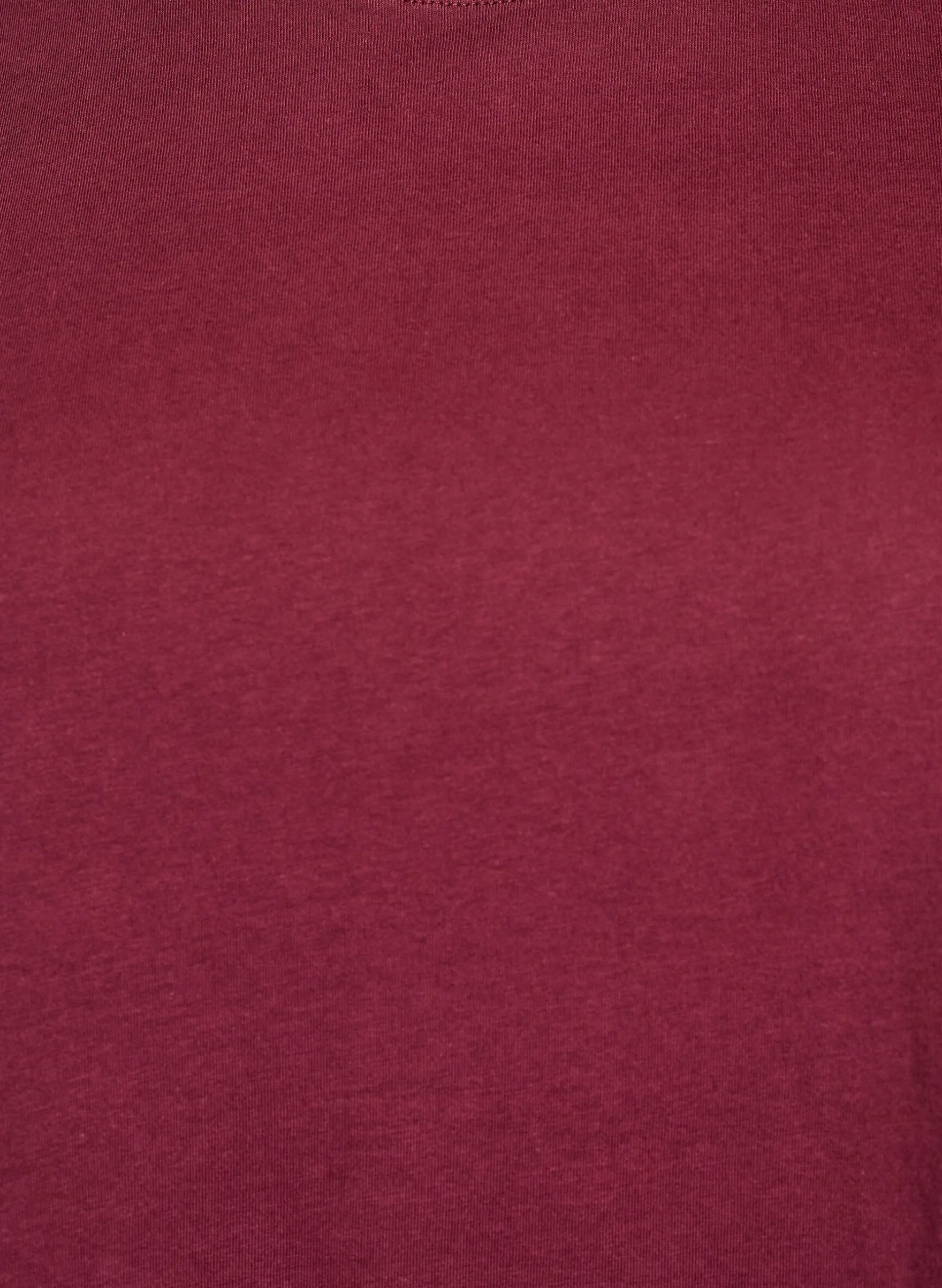 Basic-T-Shirt aus Baumwolle mit Rundhalsausschnitt.