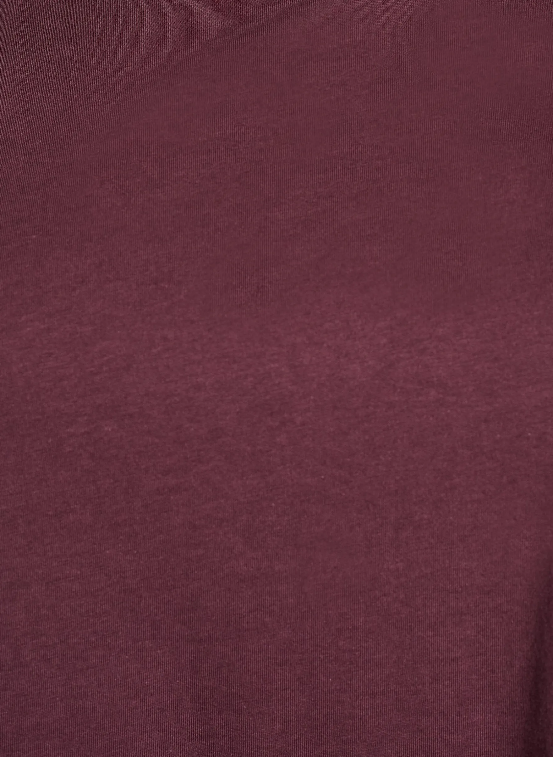 Basic-T-Shirt aus Baumwolle mit Schulterpolstern