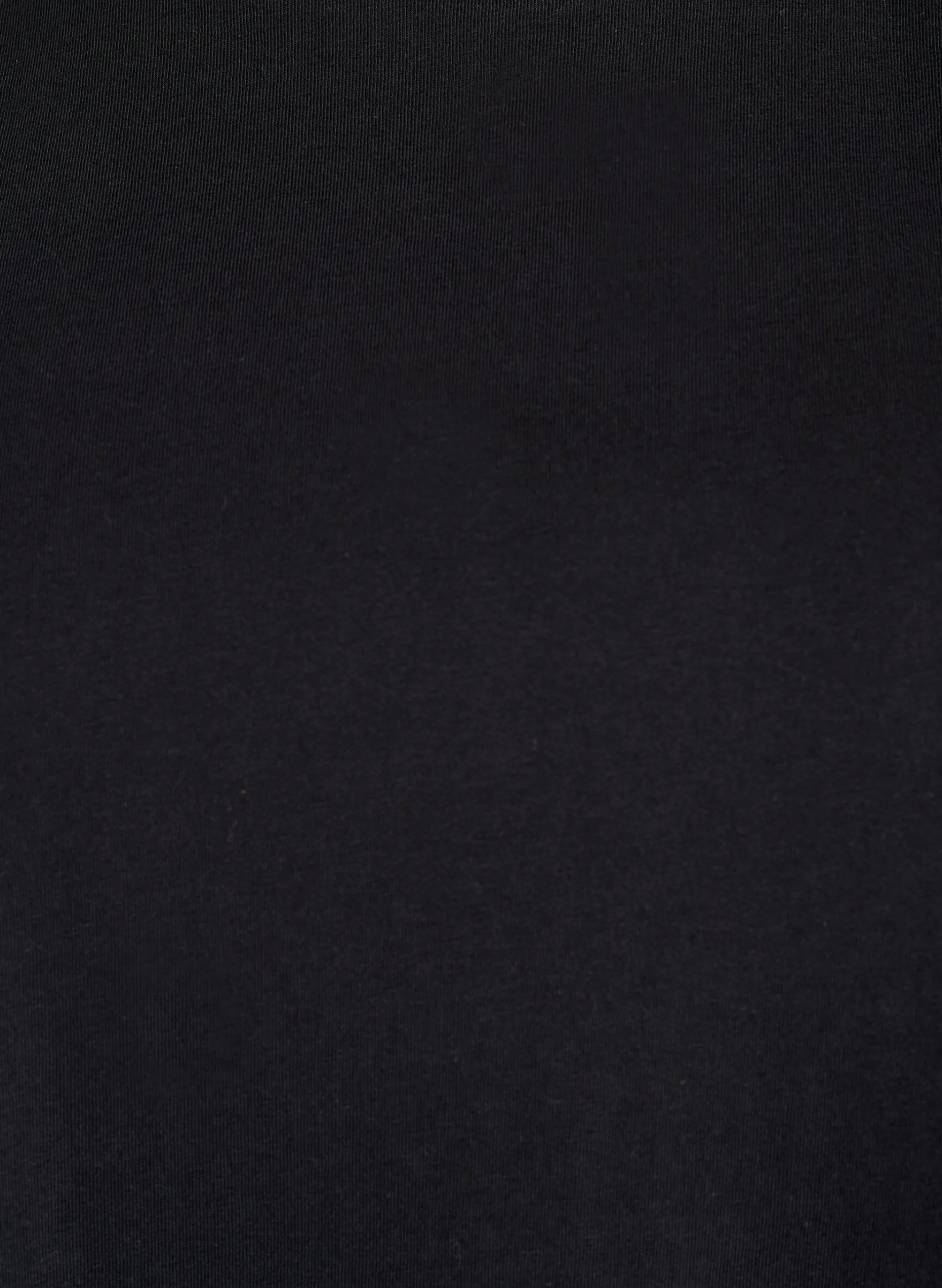 Basic-T-Shirt aus Baumwolle mit Schulterpolstern
