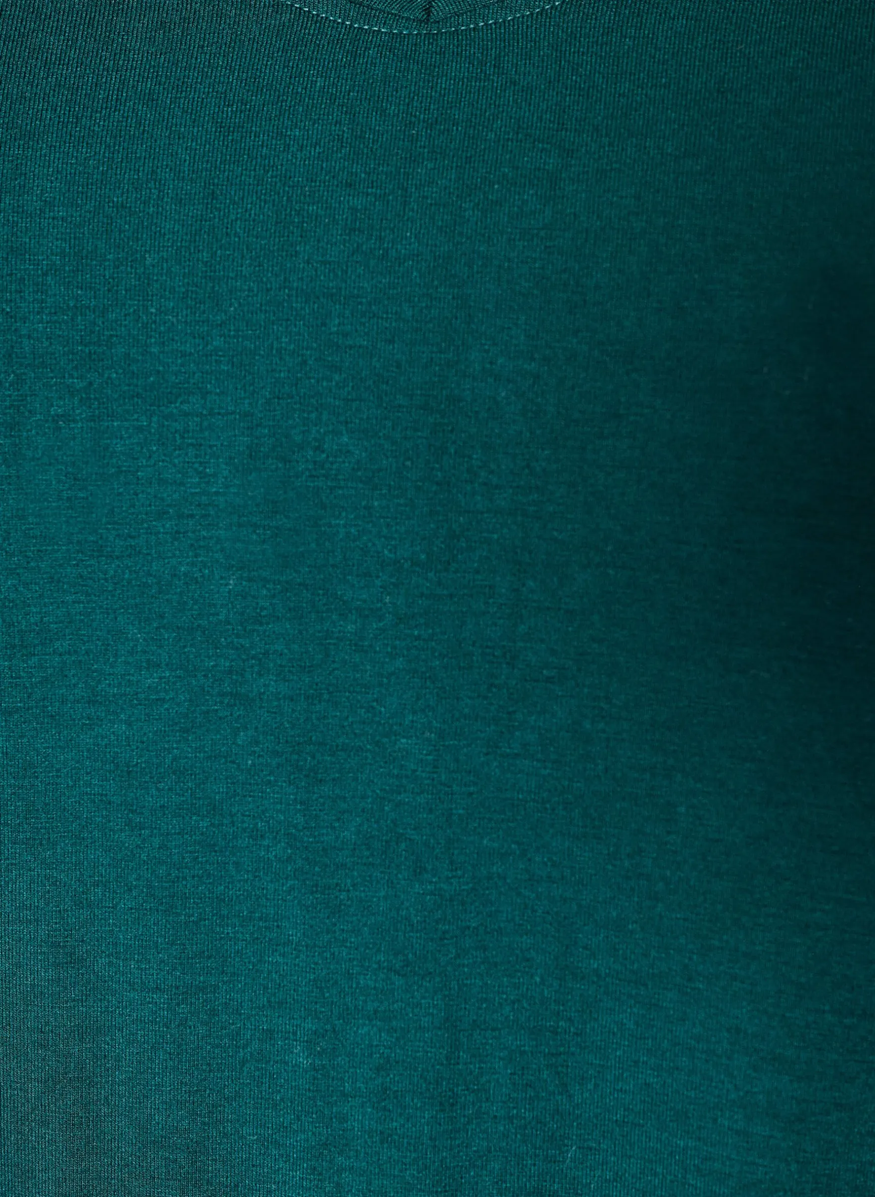 Basic T-Shirt aus Viskose mit V-Ausschnitt