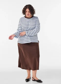 Basic T-Shirt mit langen Ärmeln