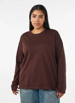 Basic T-Shirt mit langen Ärmeln